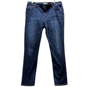 LRL Ralph Lauren Premium Modern Skinny Jeans Women's Size 10 Blue Denim